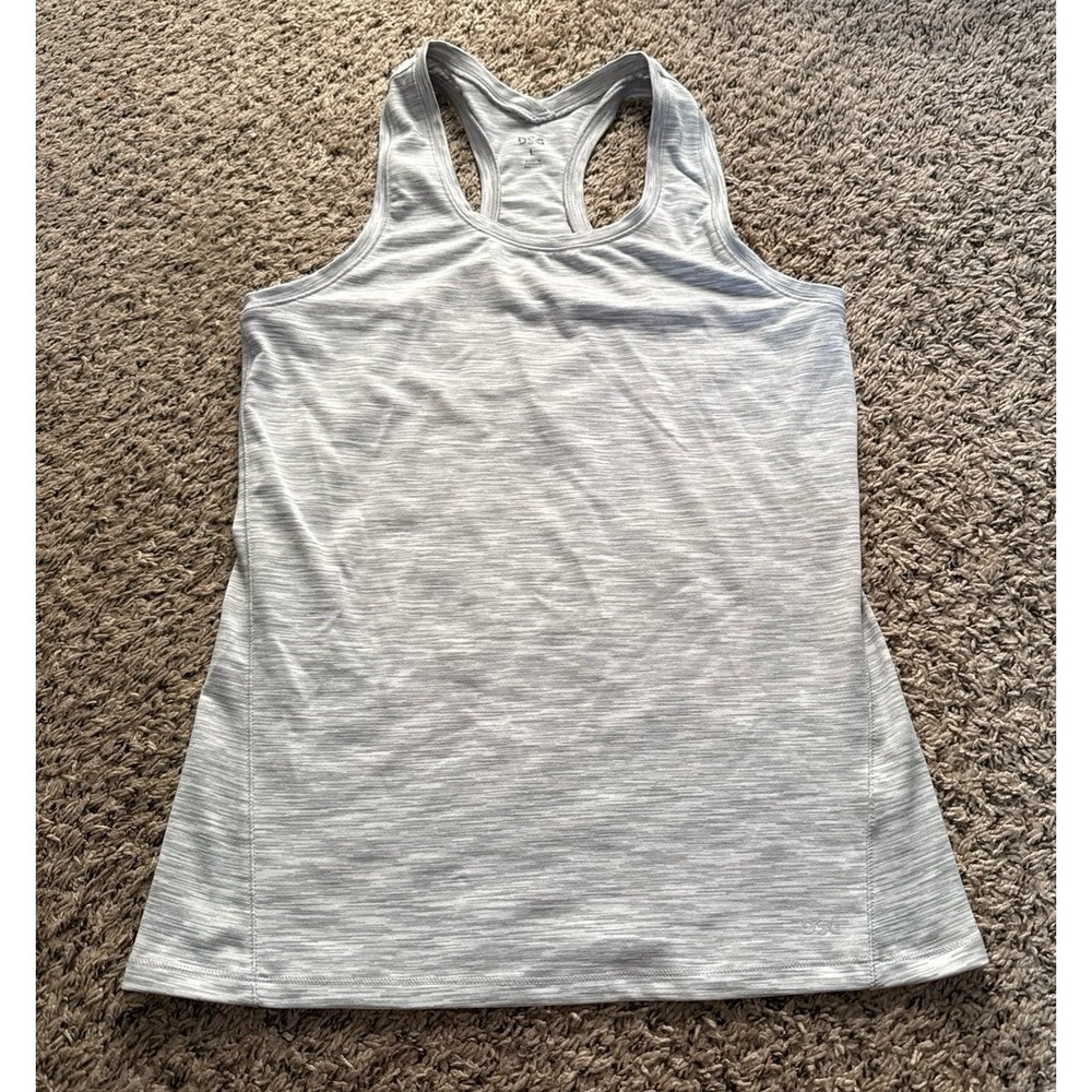 DSG‎ Women's Gray Racerback Tank Top Size Large